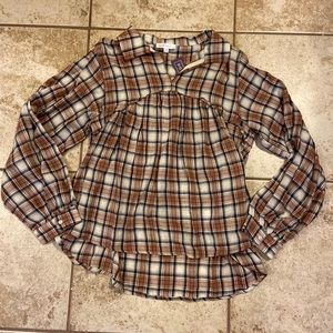 Plaid Blouse